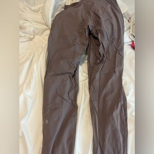 lululemon athletica Gray Track Pants with Drawstring Waist